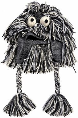 Peruvian Trading Company Fly Silly Monster Hand Crochet Earflap Tassel Adult Hat